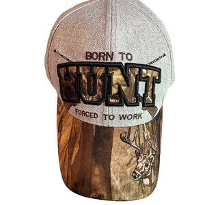 Born To Hunt Forced‎ To Work Cap By EZCap